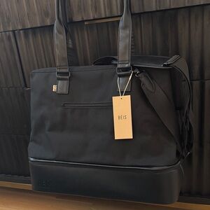 BÉIS The Convertible Weekender Black